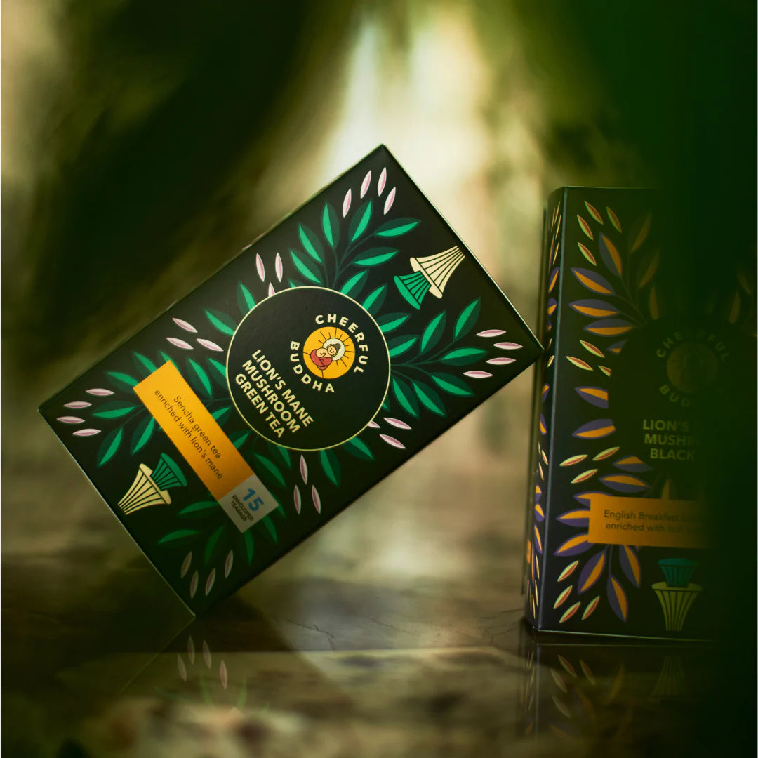 Thé Vert Lion's Mane – 15 sachet - Cheerful Buddha