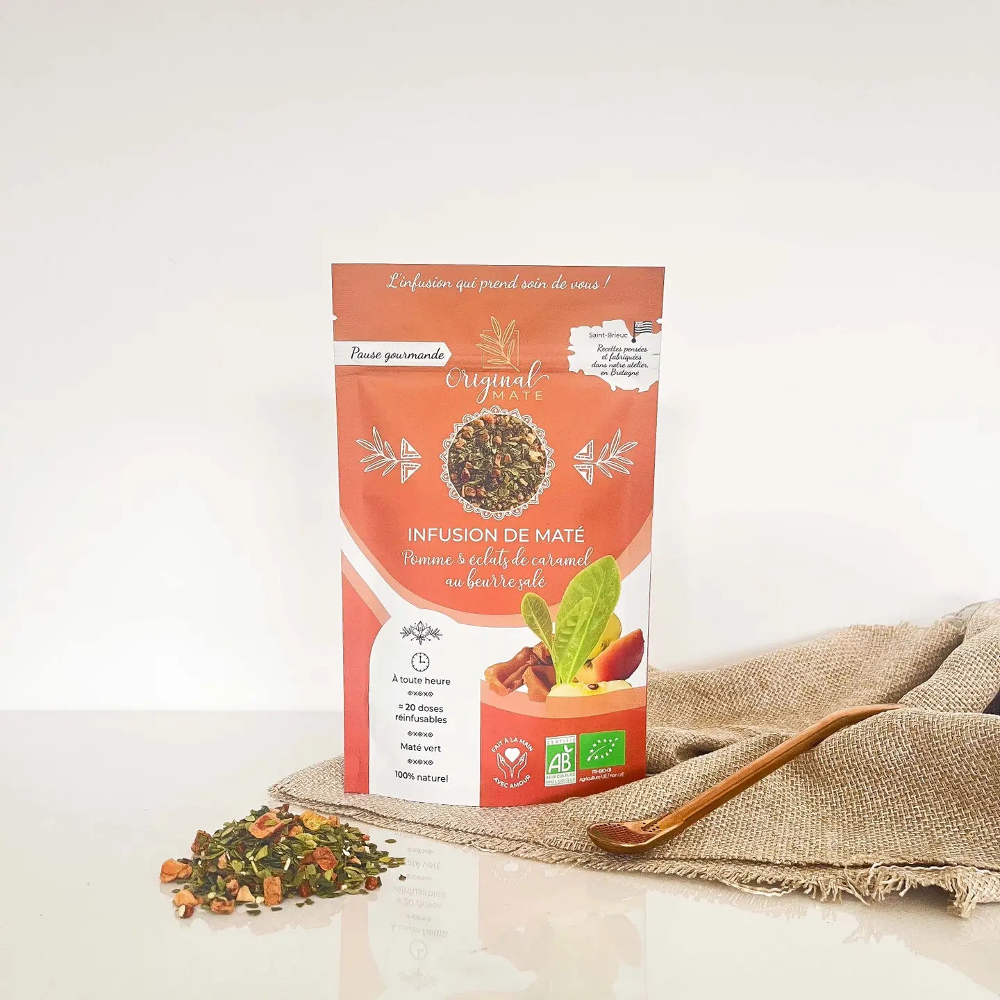 Yerba Maté - Pomme & Eclats de caramel au beurre salé | Original Maté