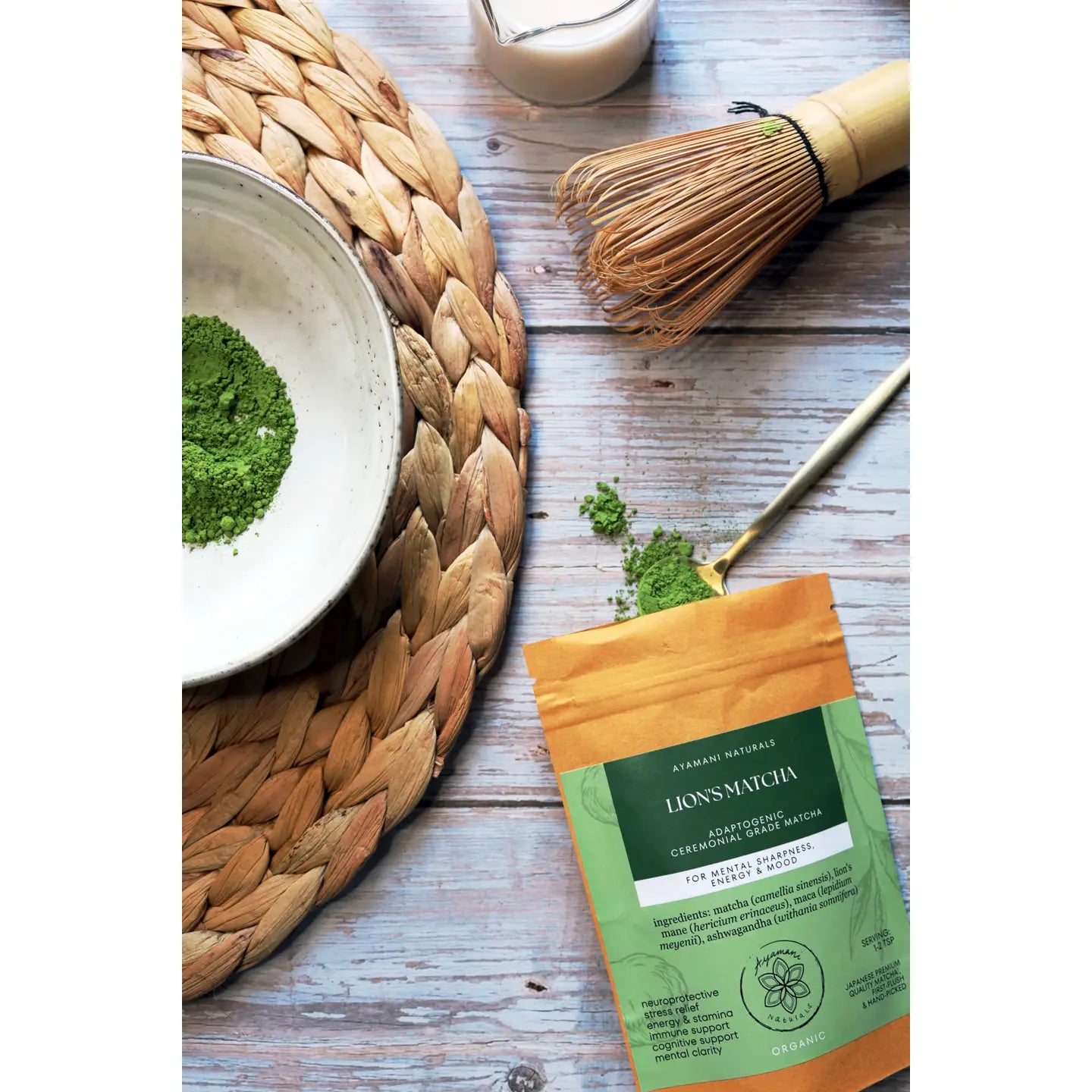 MATCHA DU LION 30g| Matcha cérémonial aux Lion's Mane
