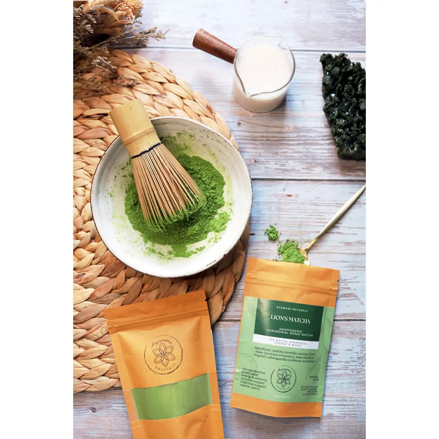 MATCHA DU LION 30g| Matcha cérémonial aux Lion's Mane
