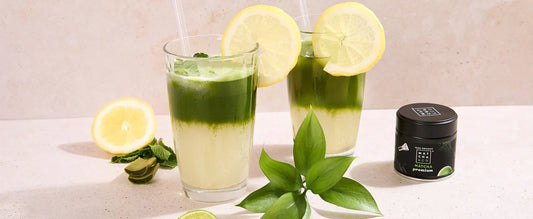 Limonade à l'Aloe Vera et au Matcha