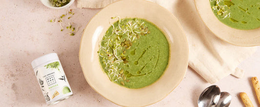 Soupe detox au matcha