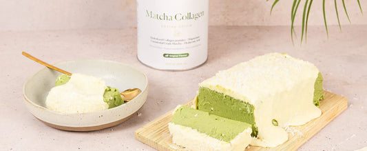 Barre de coco, matcha et collagène