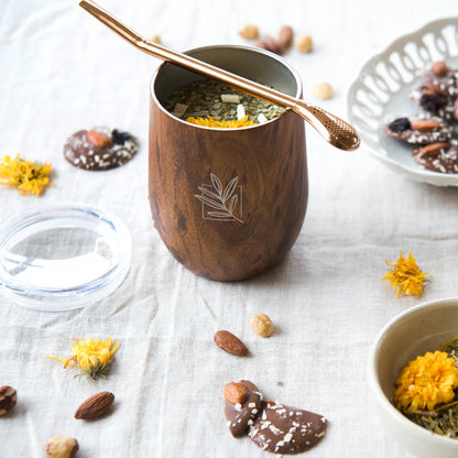 Effetto legno di zucca isolato + Bombilla – Original Mate