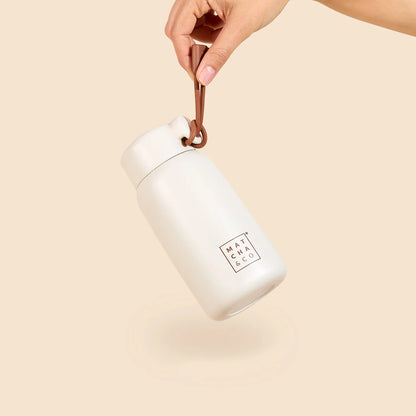Bottiglia termica in acciaio inossidabile da 400 ml: a prova di perdite ed ecologica | Matcha&CO
