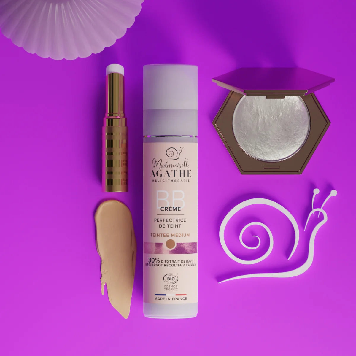 Bb crème à la bave d'escargot bio - Mademoiselle Agathe