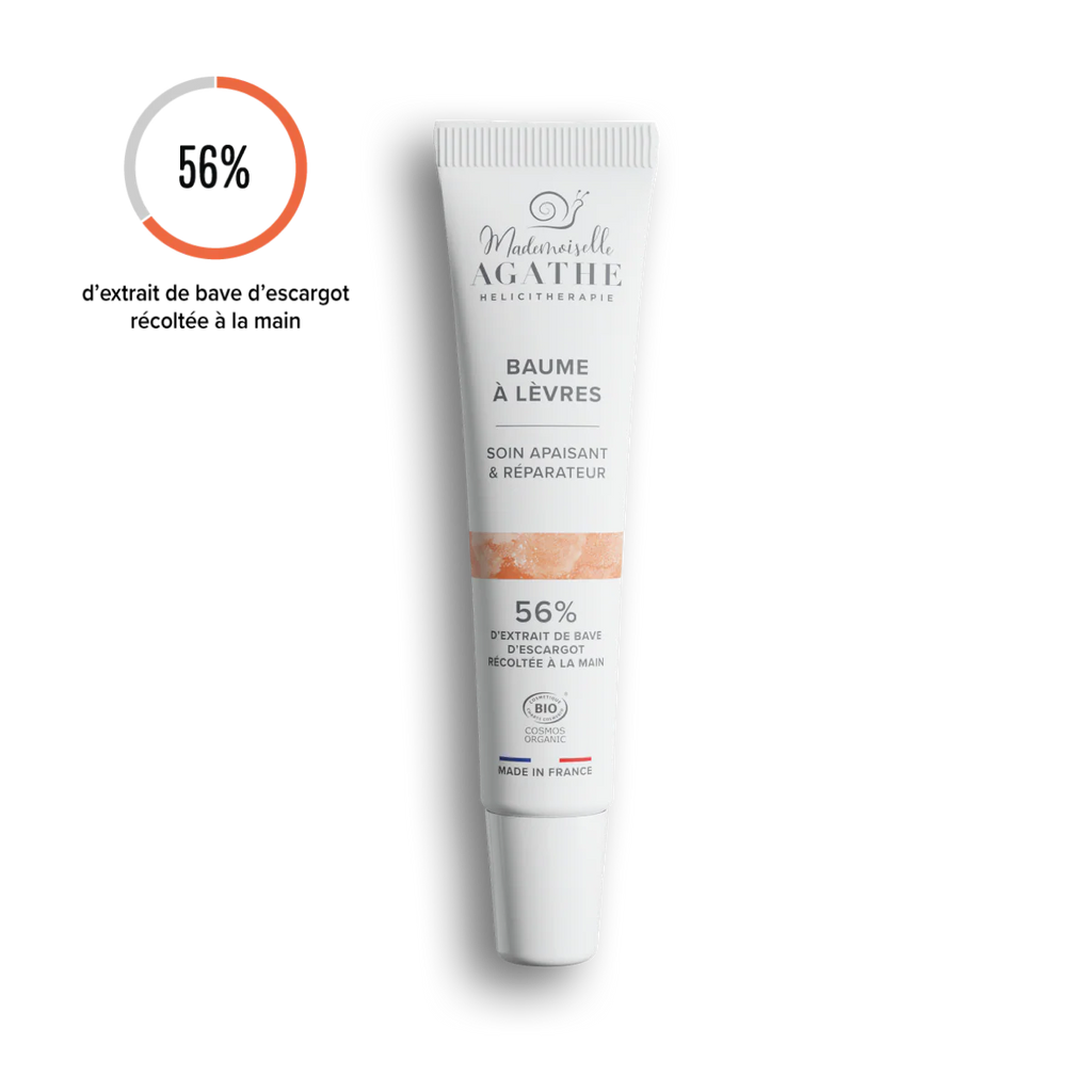 BAUME LEVRES Certifié Bio - Apaisant & Réparateur - Mademoiselle Agathe