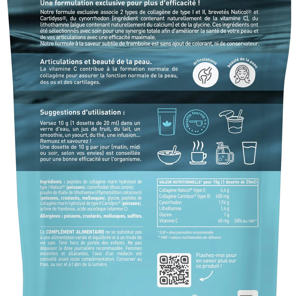 Collagène marin en poudre Naticol® & Cartidyss® - Natura Force