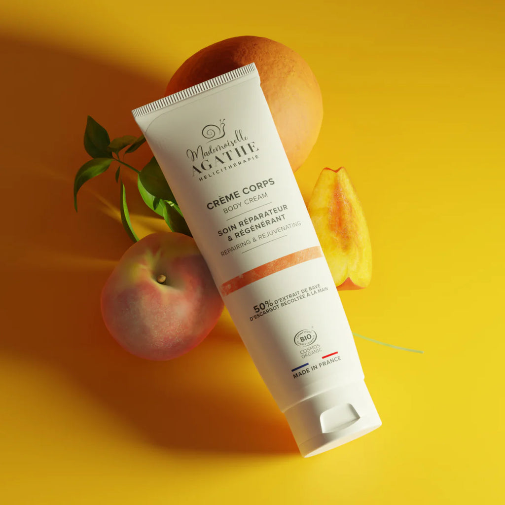 Crème corps à la bave d'escargot bio - réparatrice & régénérante - Mademoiselle Agathe