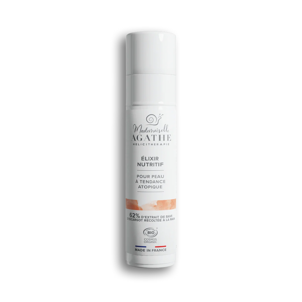 Crème élixir nutritif à la bave d'escargot bio - apaisante & protectrice -  Mademoiselle Agathe