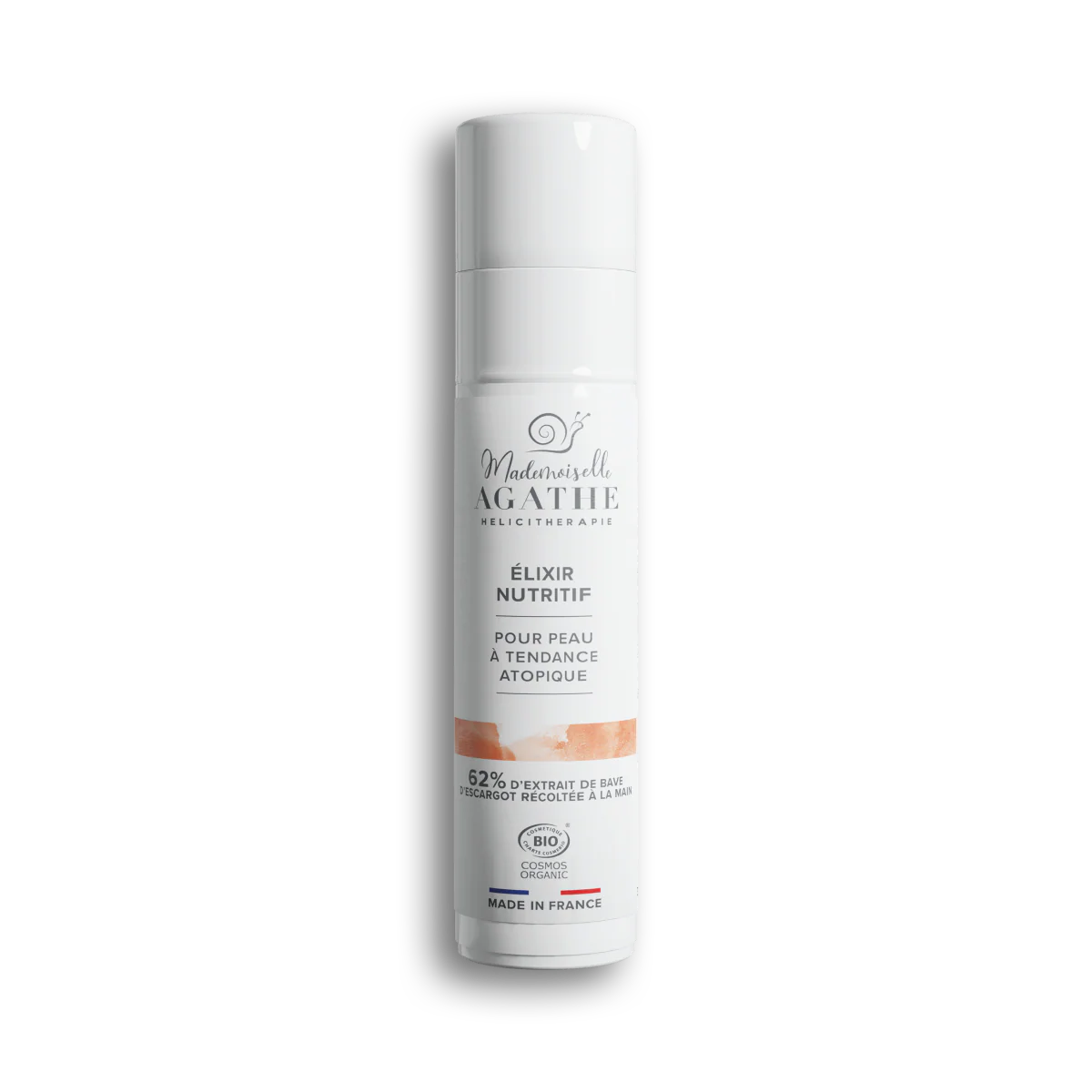Crème élixir nutritif à la bave d'escargot bio - apaisante & protectrice -  Mademoiselle Agathe