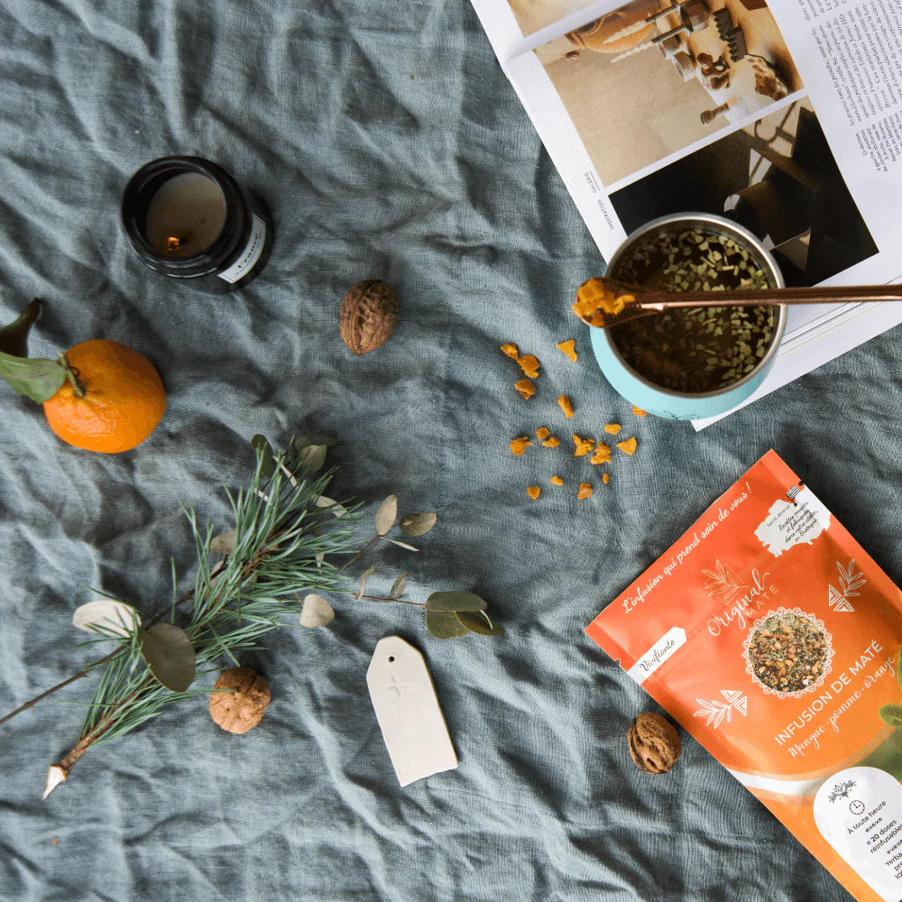 Yerba Mate fruttata – Mango, mela e arancia | Compagno originale