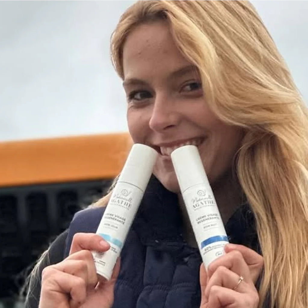 Crème jour à la bave d'escargot certifiée bio - hydratante & régénérante - Mademoiselle Agathe