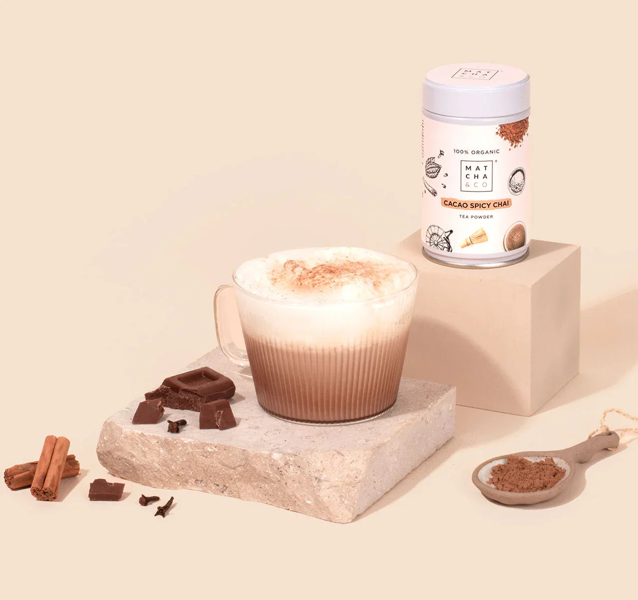 Thé Chai Cacao BIO – Matcha&CO