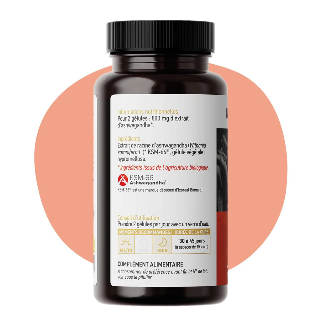 Ashwagandha bio KSM-66 - Naturaforce
