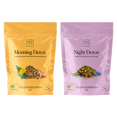 Detox Box - Matcha&amp;CO | Infusi biologici mattina e sera per un corpo purificato