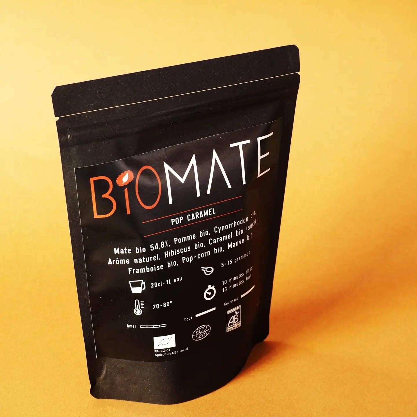 Yerba maté Pop Caramel BIO - Biomate