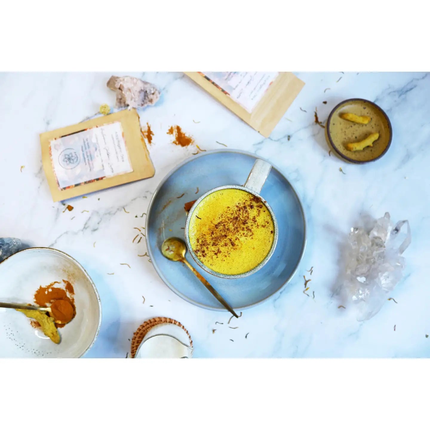Latte doré aux champignons 60g| avec reishi et chaga, lait doré adaptogène végétalien
