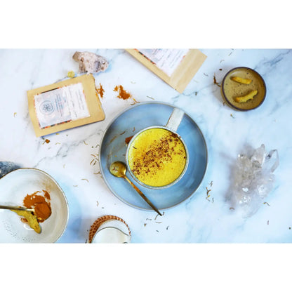 Latte doré aux champignons 60g| avec reishi et chaga, lait doré adaptogène végétalien