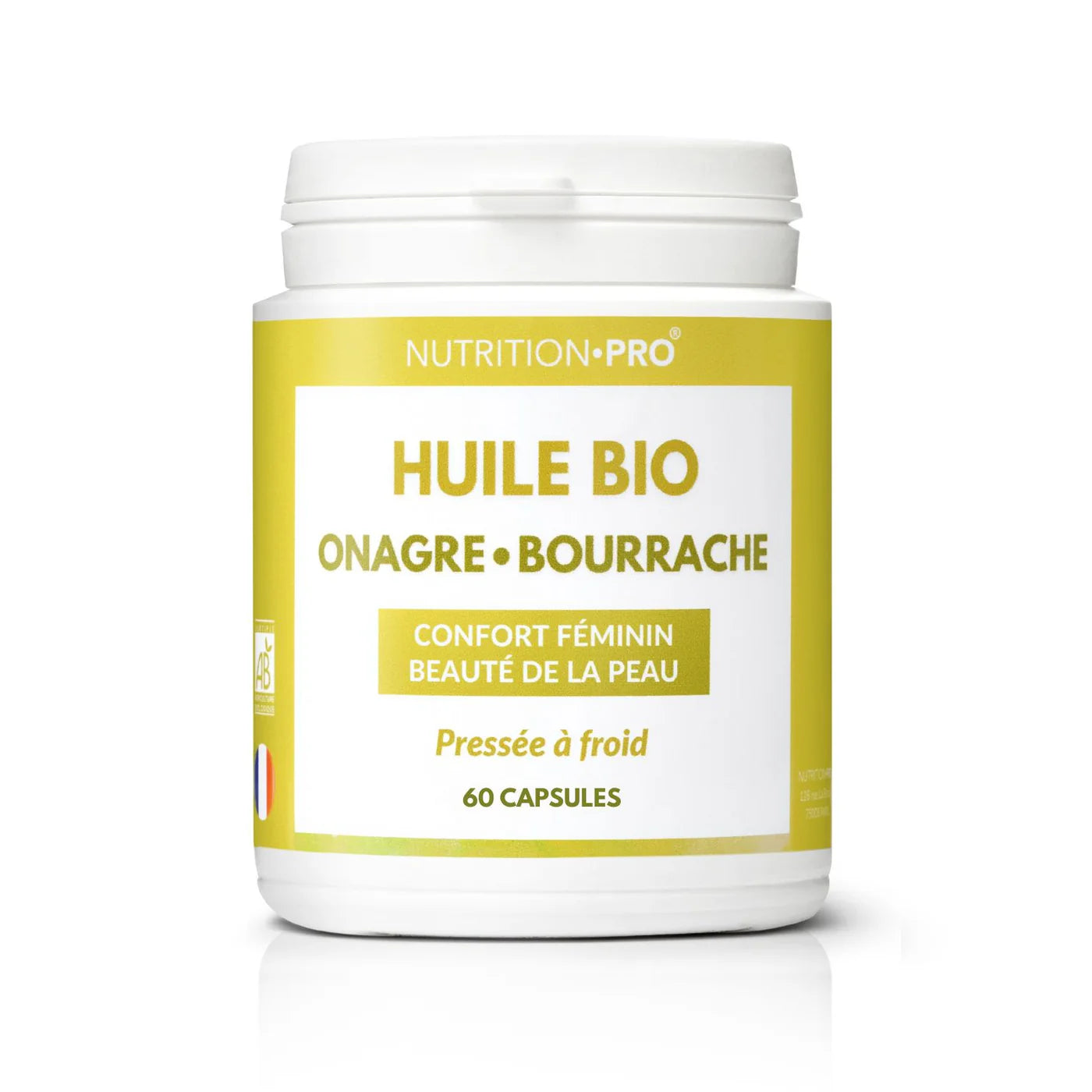Huile d'Onagre / Bourrache BIO - Nutritionpro