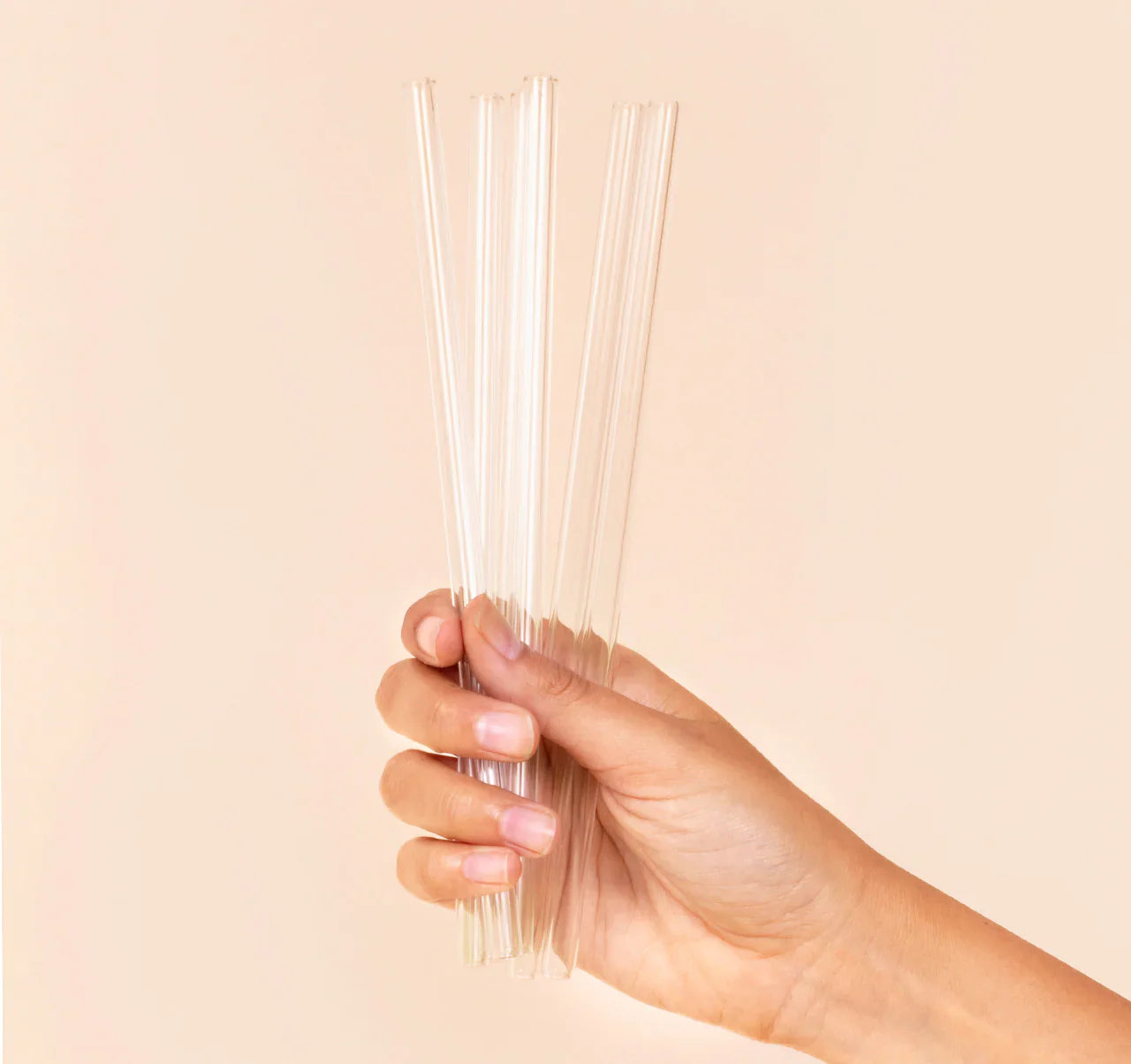 Cannucce di vetro riutilizzabili – Set da 6 + spazzola | Matcha&CO