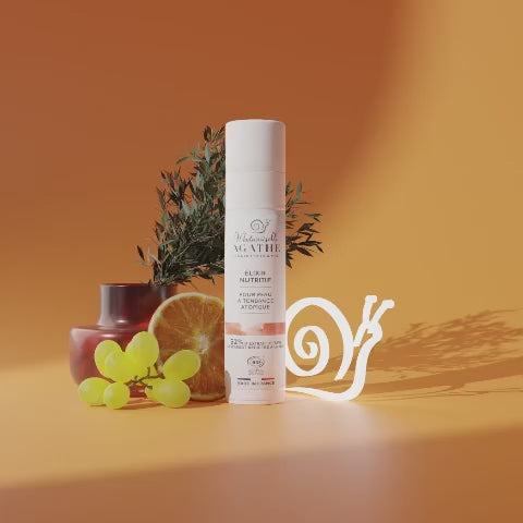 Crème élixir nutritif à la bave d'escargot bio - apaisante & protectrice -  Mademoiselle Agathe
