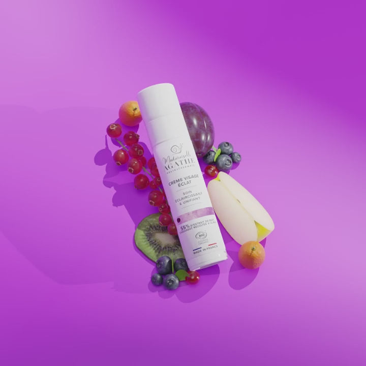 Crème éclat à la bave d'escargot bio - éclaircissant & unifiante - Mademoiselle Agathe