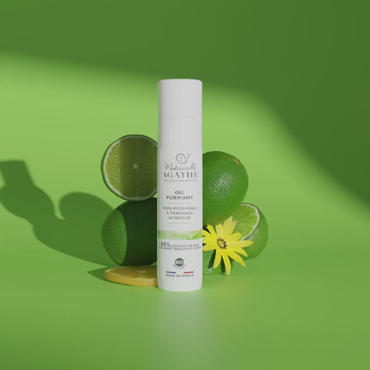Gel purifiant à bave d'escargot - soin purifiant & anti-boutons - Mademoiselle Agathe