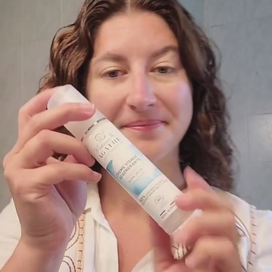 Crème jour à la bave d'escargot certifiée bio - hydratante & régénérante - Mademoiselle Agathe